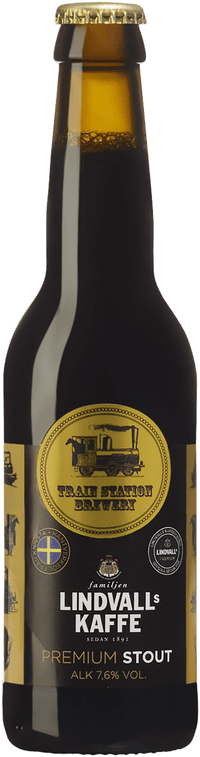 Train Station Brewery & Lindvalls Premium Coffee by Train Station Brewery, beer label
