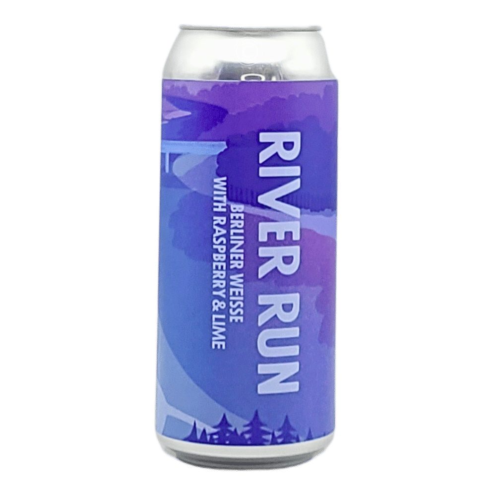 River Run Raspberry Berliner Weisse by Born Brewing Co., beer label