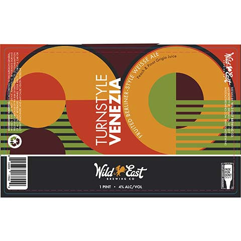 Turnstyle Venezia Weisse Ale by Wild East Brewing Co, beer label