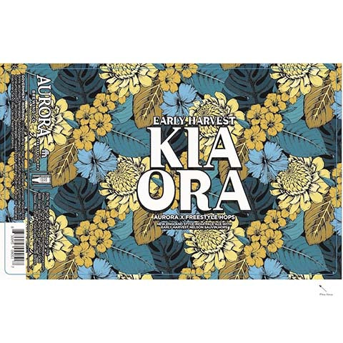 Aurora Kia Ora IPA (Early Harvest Nelson) by Aurora Brewing Co., beer label