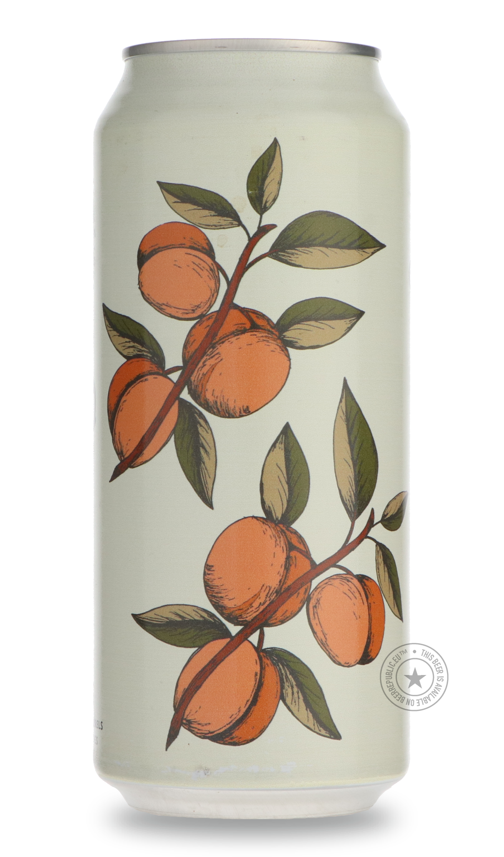 Petite Sour Peach by Crooked Stave Brewing Co., beer label