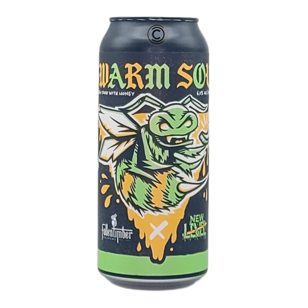 x Fallentimber Meadery Swarm Sour Honeydew Sour by New Level Brewing, beer label
