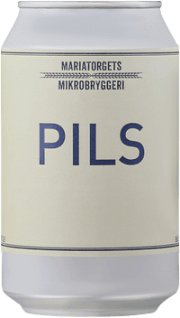 Pils by Mariatorgets Mikrobryggeri, beer label