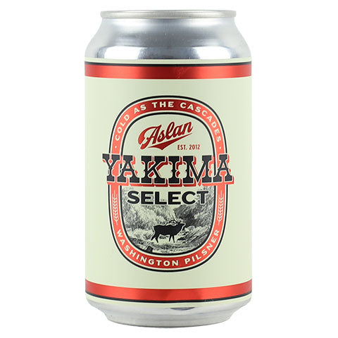 Aslan Yakima Select Pilsner by Aslan Brewing Company, beer label