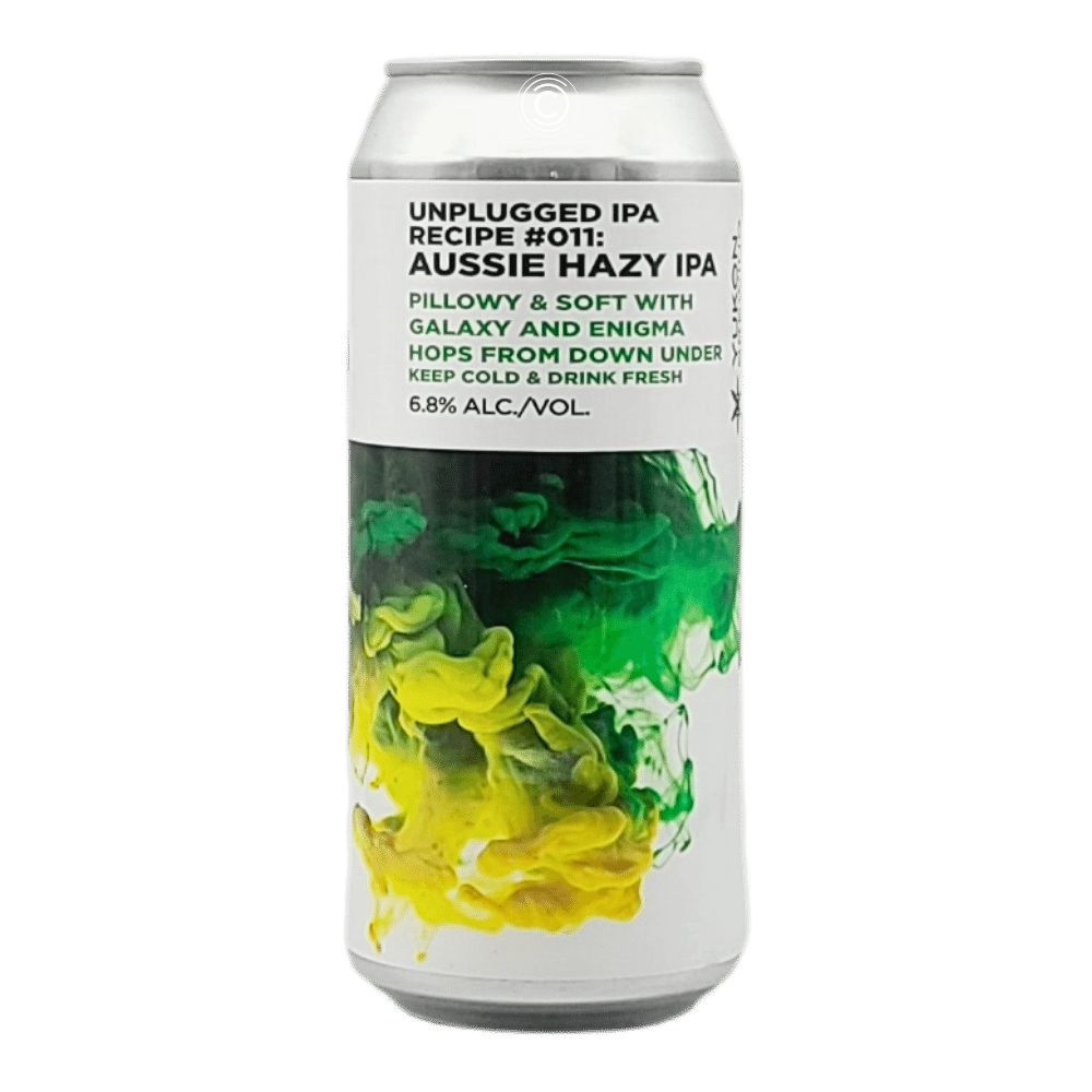 Unplugged IPA Recipe #011: Aussie Hazy IPA by Yukon Brewing, beer label
