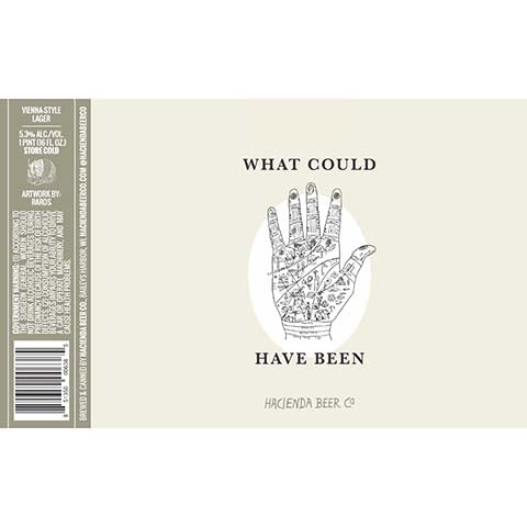 Hacienda What Could Have Been Vienna Lager by Hacienda Beer Co., beer label