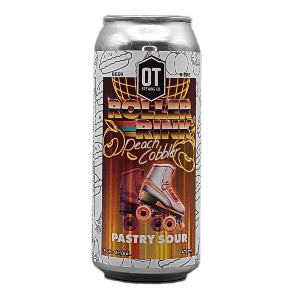 OT Brewing Company Roller Rink Peach Cobbler Pastry Sour by O.T Brewing Company, beer label