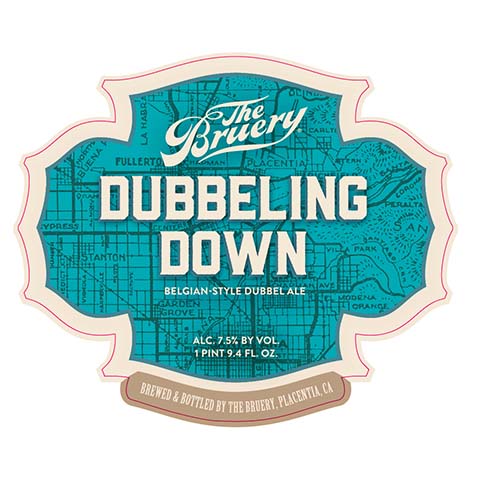 Bruery Dubbeling Down Dubbel Ale by The Bruery, beer label