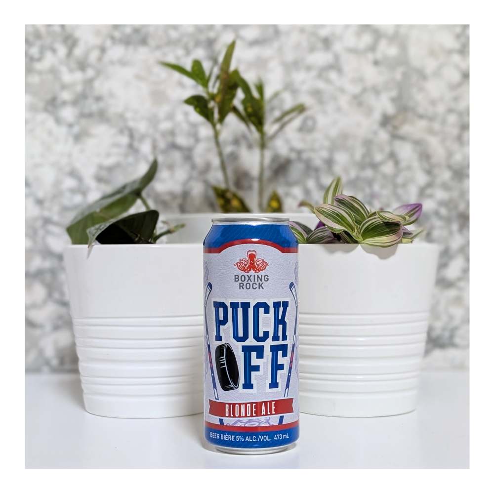Puck Off Blonde Ale by Boxing Rock Brewing, beer label