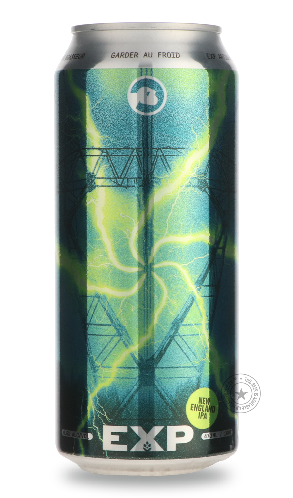 Haute Tension by EXP, beer label