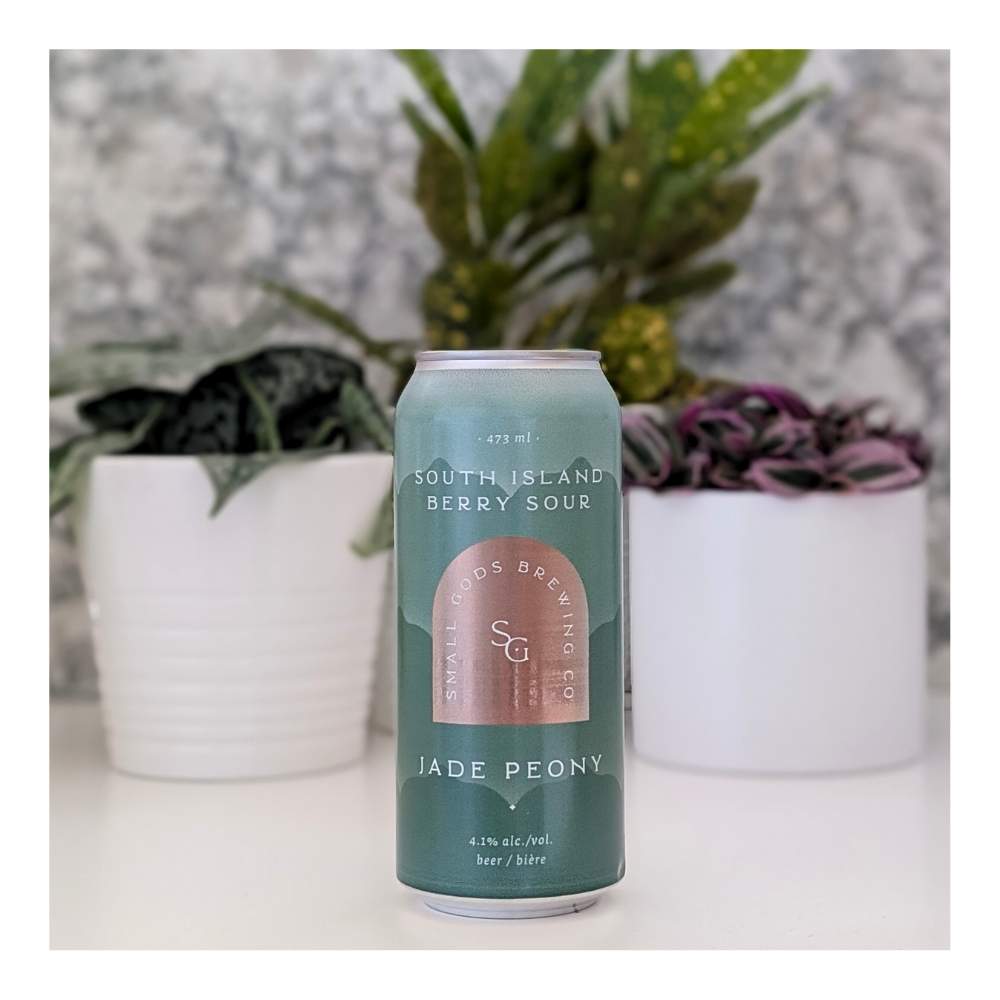 Jade Peony South Island Berry Sour by Small Gods Brewing Co., beer label