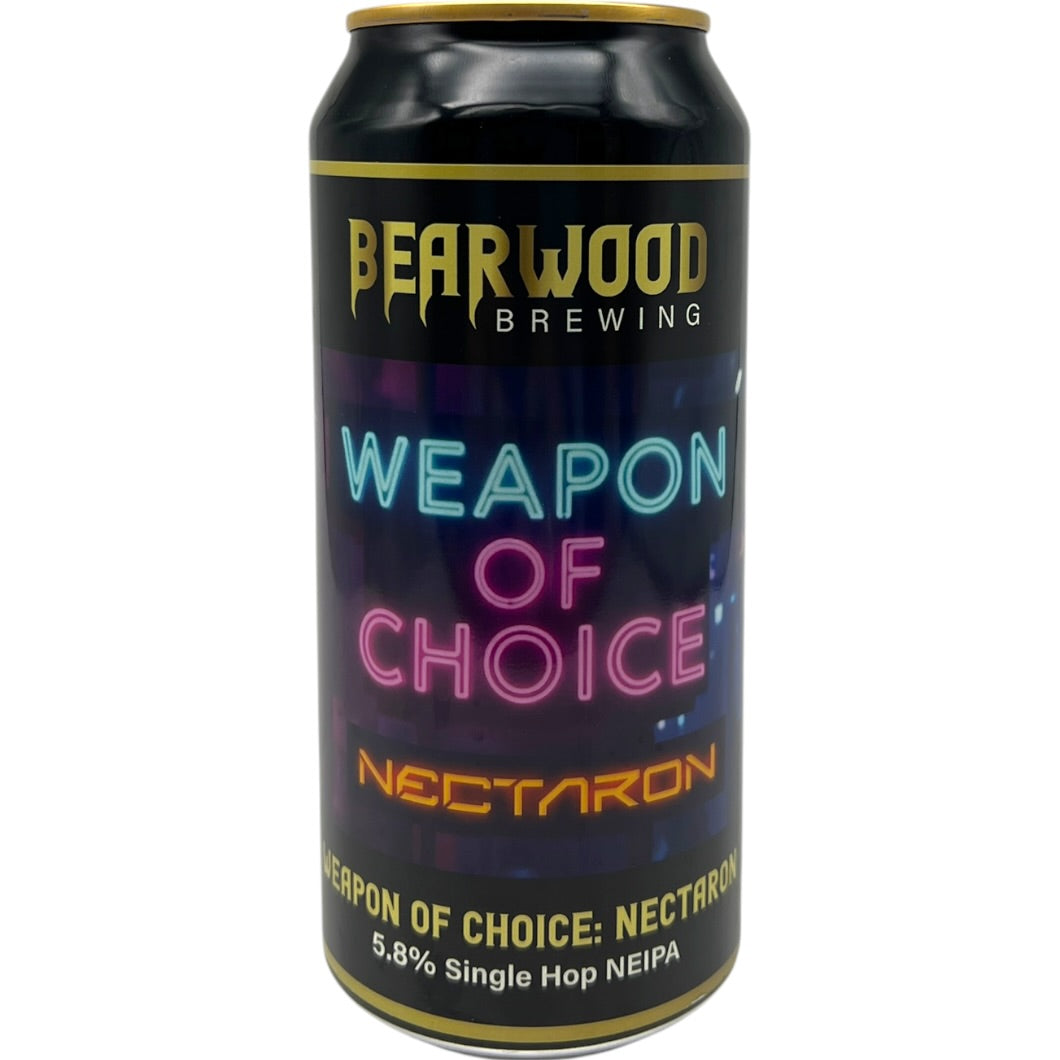 Bearwood Weapon of Choice : Nectaron by Bearwood, beer label