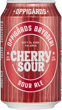 Cherry Sour Ale by Oppigårds Bryggeri, beer label