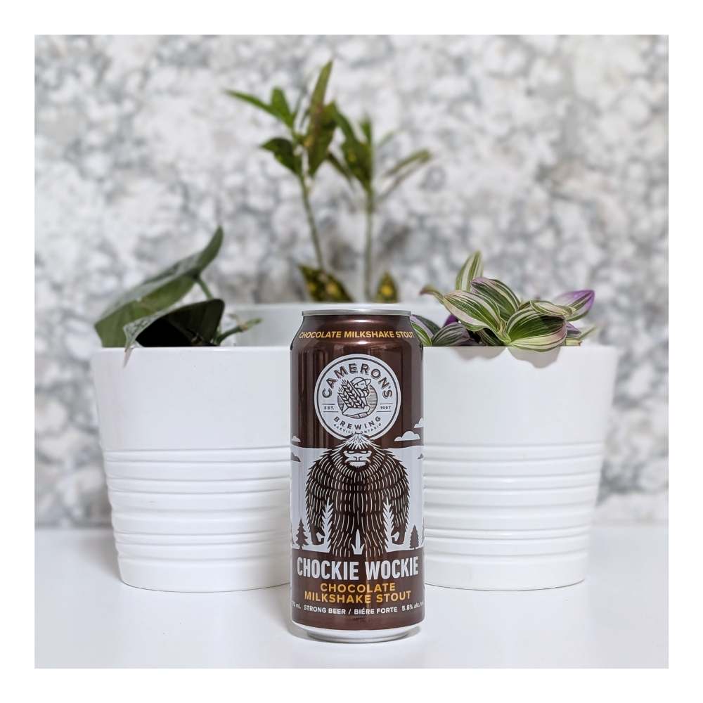 Chockie Wockie Chocolate Milkshake Stout by Cameron's Brewing Company, beer label