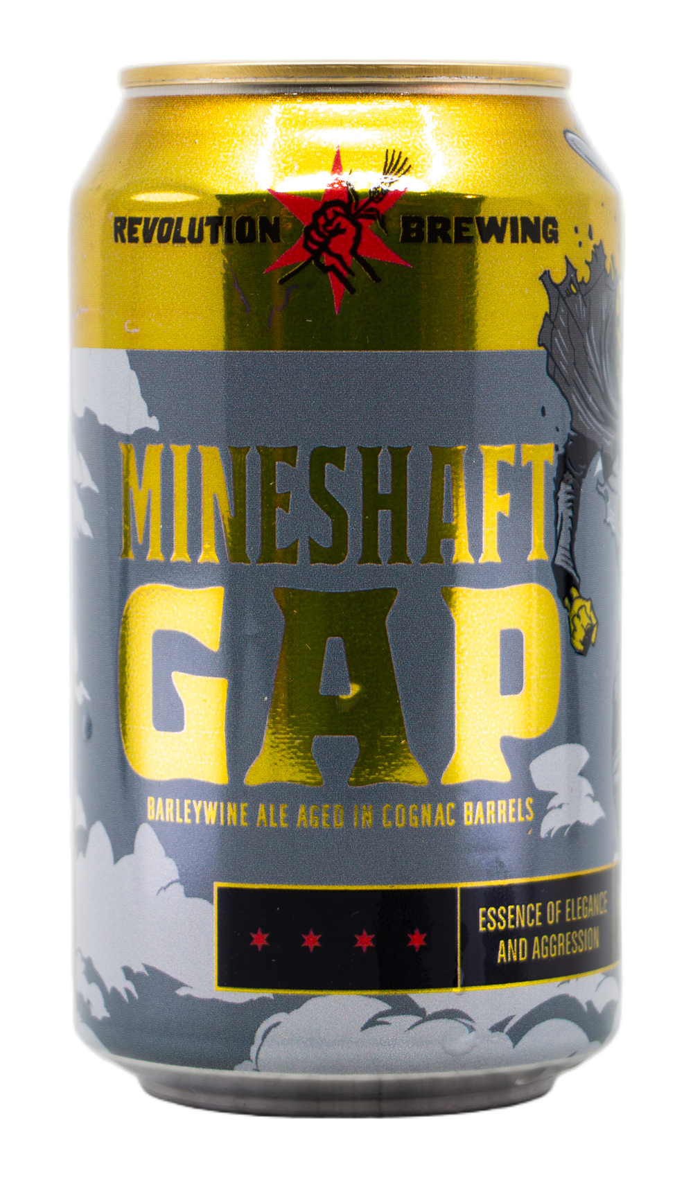 Revolution Mineshaft Gap (2026) by Revolution Brewing, beer label