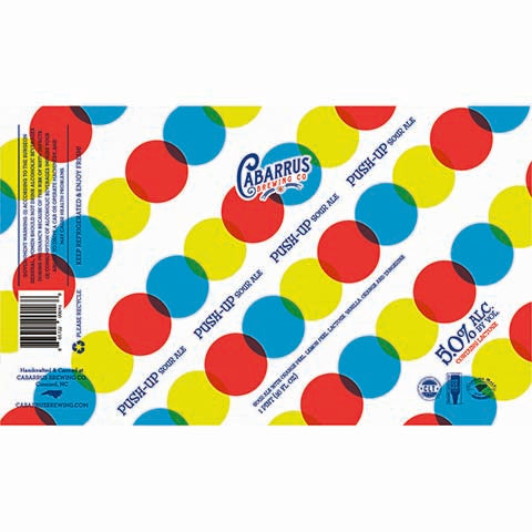 Cabarrus Push-Up Sour Ale by Cabarrus Brewing Company, beer label