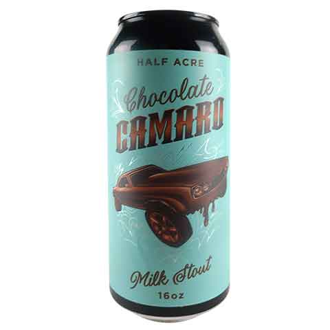 Half Acre Chocolate Camaro Milk Stout by Half Acre Beer Co, beer label