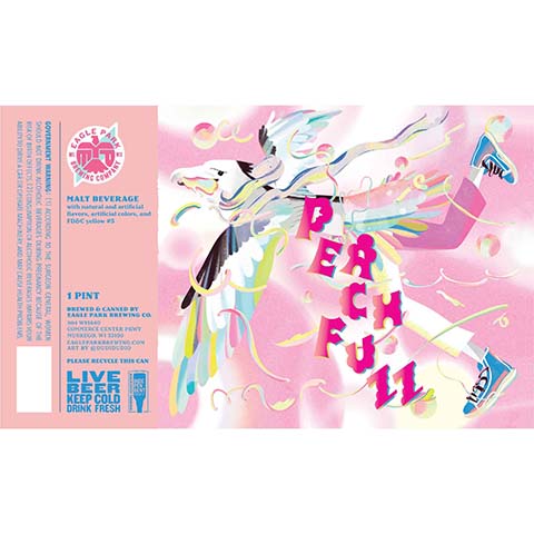 Eagle Park Peach Fuzz by Eagle Park Brewing Company, beer label