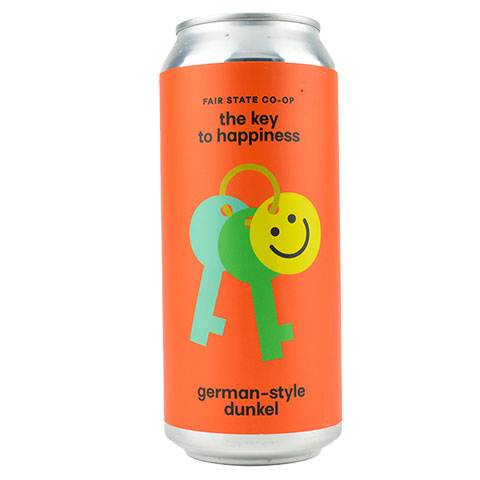 Fair State The Key To Happiness German-Style Dunkel by Fair State Brewing Cooperative, beer label