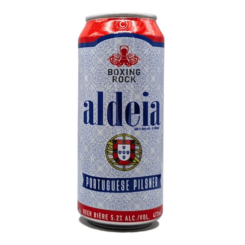 Aldeia Portugese-style Pilsner by Boxing Rock Brewing, beer label