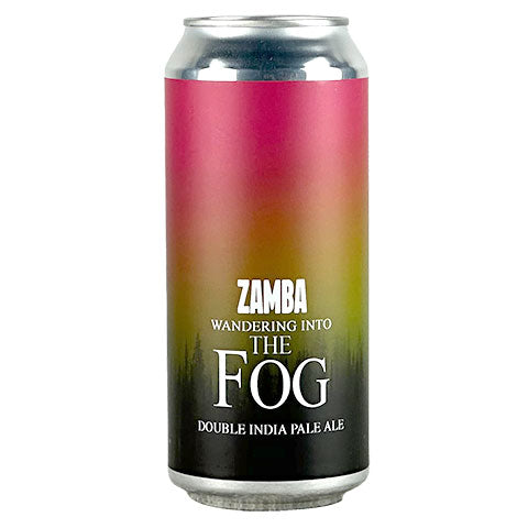 Abomination Wandering Into the Fog DIPA (Zamba) by Abomination Brewing Company, beer label