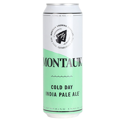 Montauk Cold Day IPA by Montauk Brewing Co, beer label