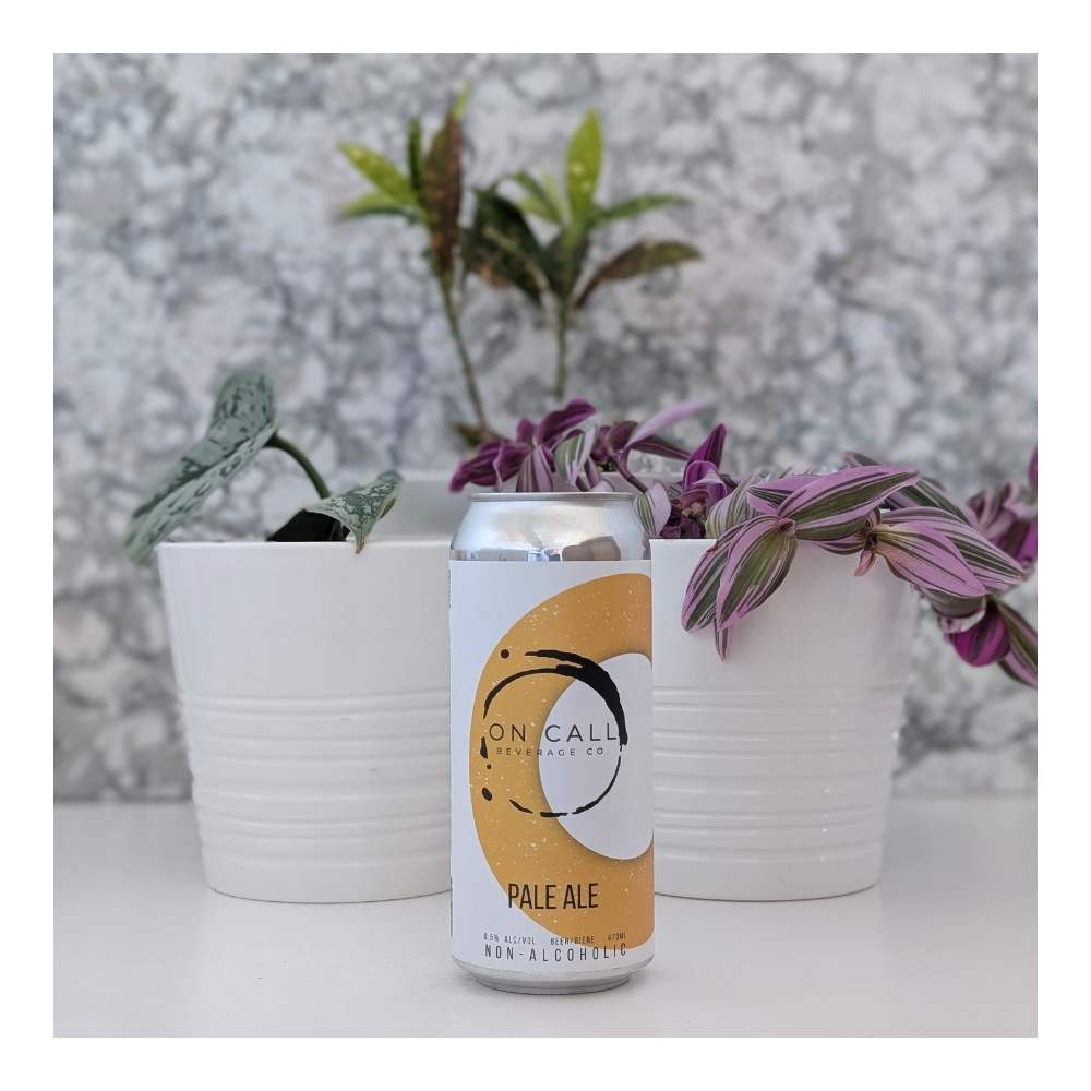 Non-Alcoholic Pale Ale by On Call Beverage Co., beer label