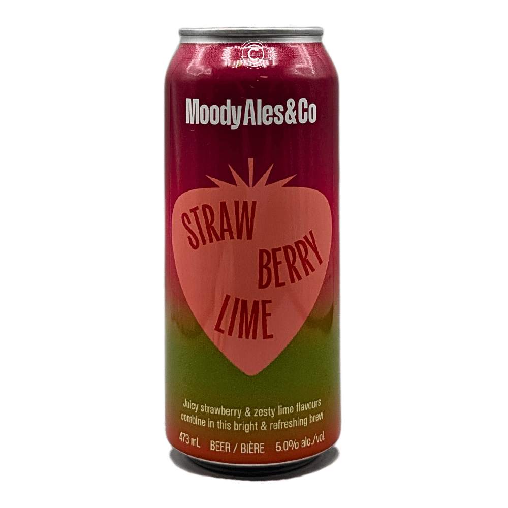 Co. Strawberry Lime Fruited Ale by Moody Ales Brewery, beer label