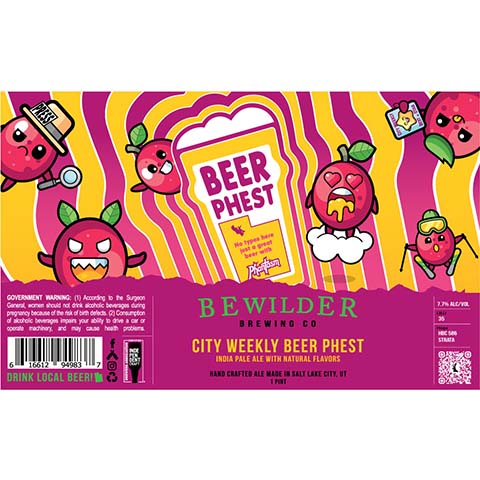 Bewilder Beer Phest IPA by Bewilder Brewing Co, beer label