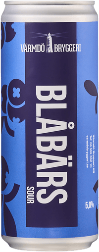 Blåbärs Sour by Värmdö Bryggeri, beer label