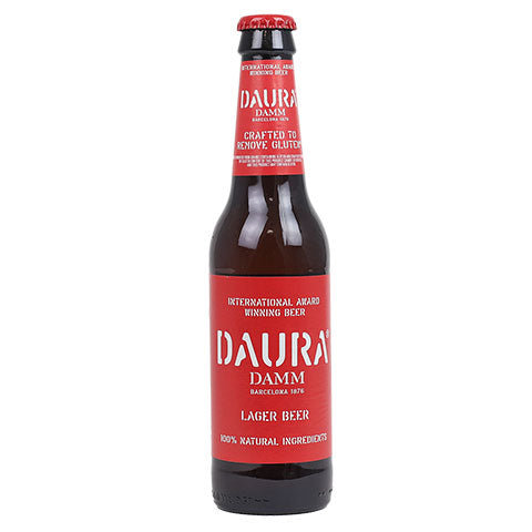 Damm Daura Lager by Damm, beer label