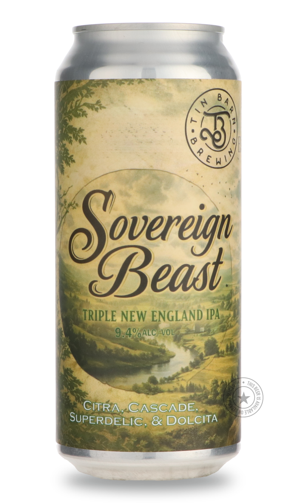 Sovereign Beast / Esker Hart by Tin Barn, beer label