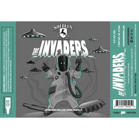 Shebeen The Invaders NEIPA by RI Brewery Collective LLC, beer label
