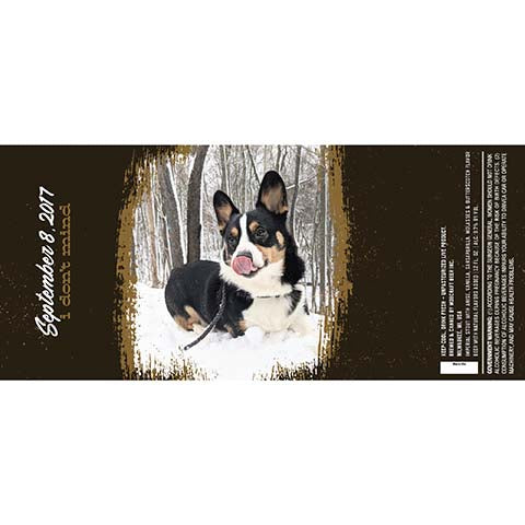 Mobcraft I Don't Mind Imperial Stout by MobCraft Beer, beer label