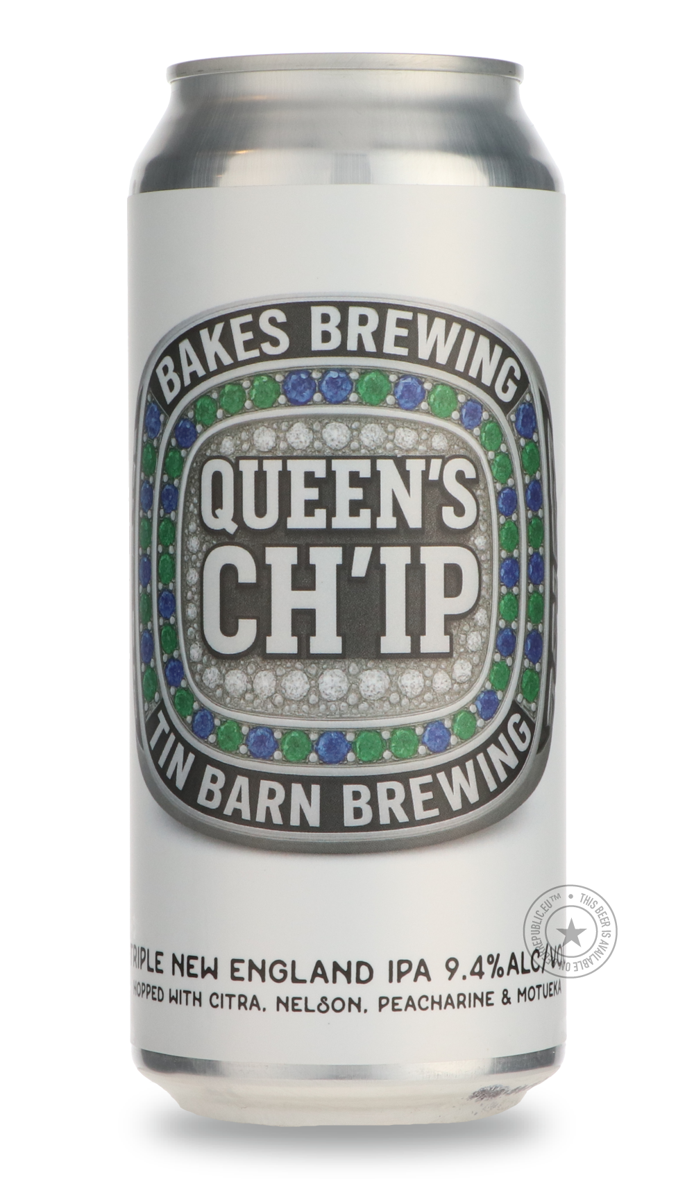 Queen's Ch'ip / Bakes by Tin Barn, beer label