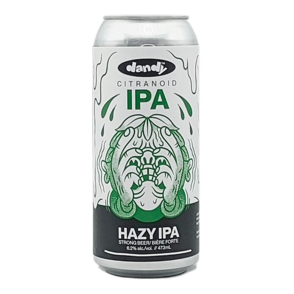Citranoid Hazy IPA by The Dandy Brewing Company, beer label
