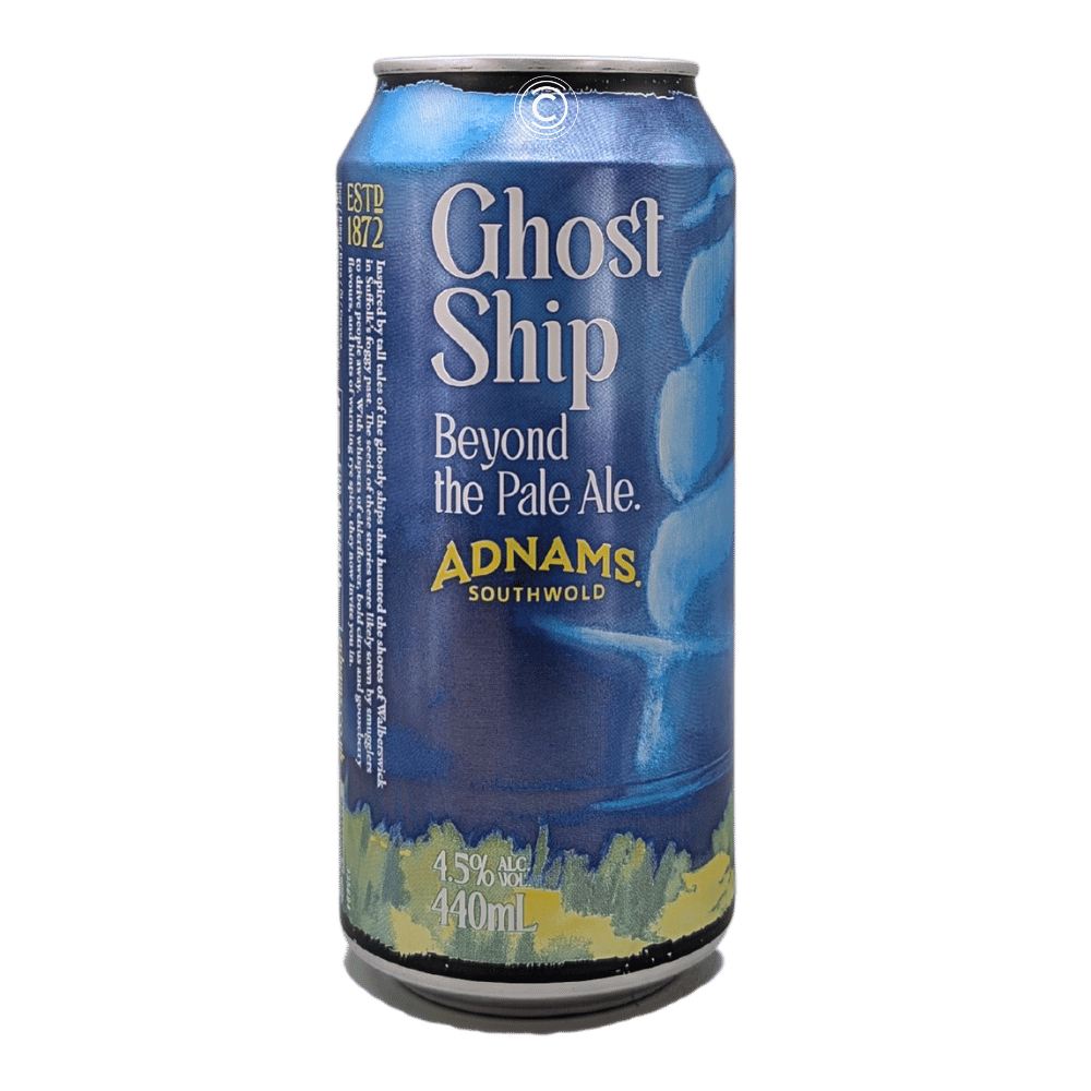 Southwold Ghost Ship English Pale Ale by Adnams, beer label