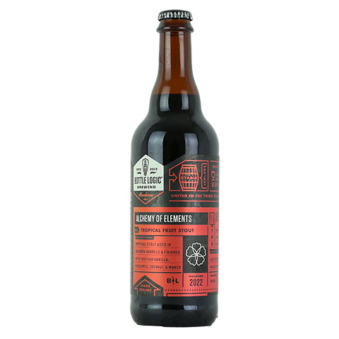 Bottle Logic Alchemy of Elements Imperial Stout by Bottle Logic Brewing, beer label