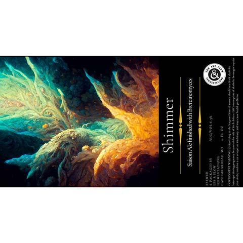 Ebb & Flow Shimmer Saison Ale by Ebb & Flow, beer label