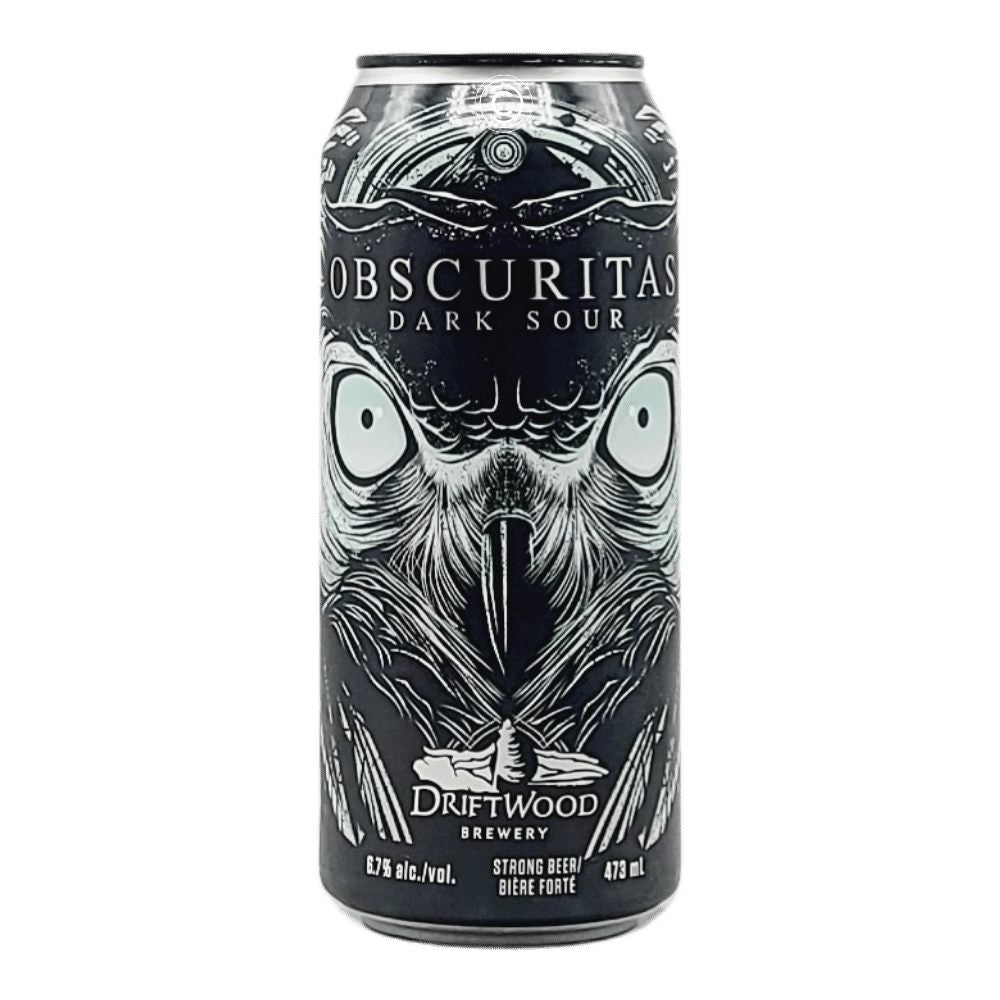 Brewery Obscuritas Dark Sour Ale by Driftwood Brewery, beer label
