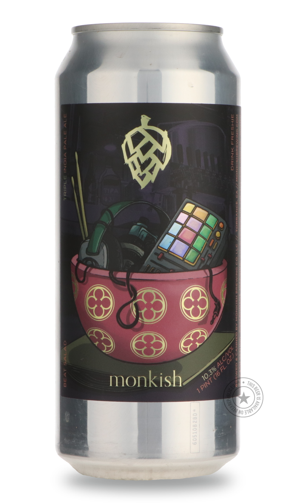 Beat Salad by Monkish Brewing Co., beer label