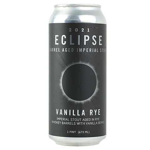 FiftyFifty Eclipse: Vanilla Rye (2021) by FiftyFifty Brewing Co, beer label