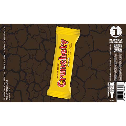 Imprint Crunchety Stout by Imprint Beer Company, beer label
