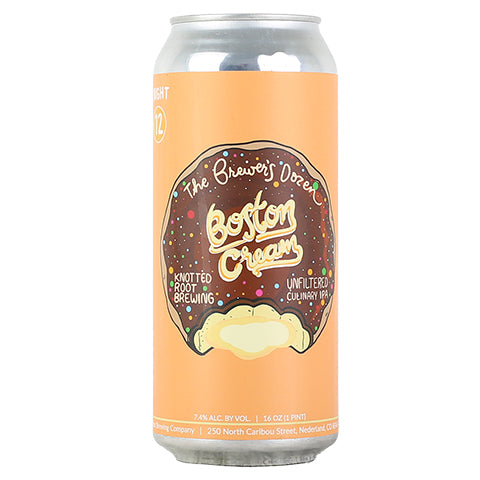 Knotted Root The Brewer's Dozen Boston Cream IPA by Knotted Root Brewing, beer label