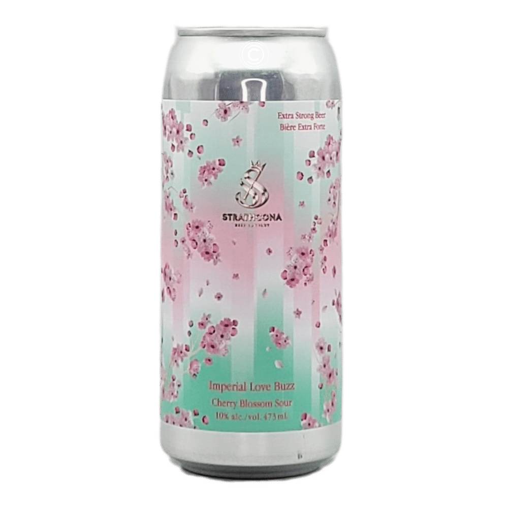 Imperial Love Buzz - Cherry Blossom Sour by Strathcona Beer Company, beer label