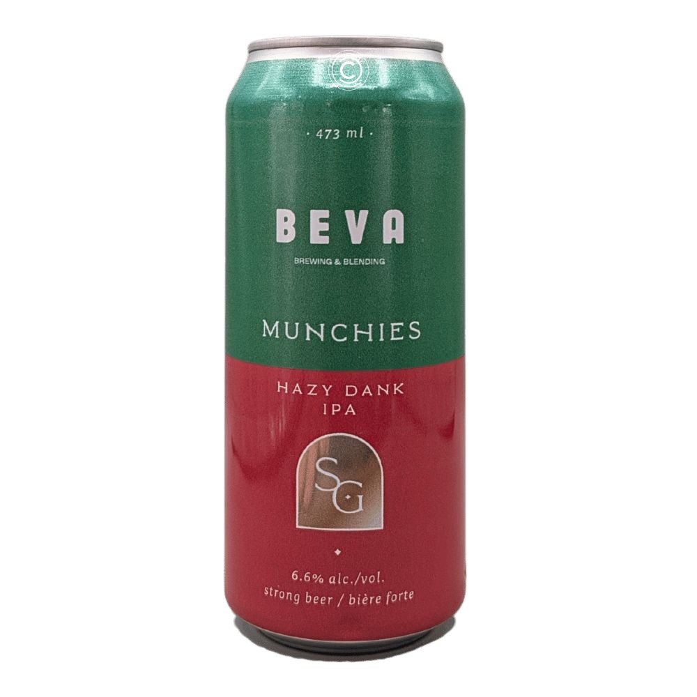 Munchies Hazy IPA by Small Gods Brewing Co. x Beva Brewing & Blending, beer label