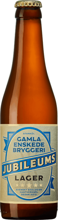 Jubileums Lager Gamla Enskede Bryggeri by Gamla Enskede Bryggeri, beer label