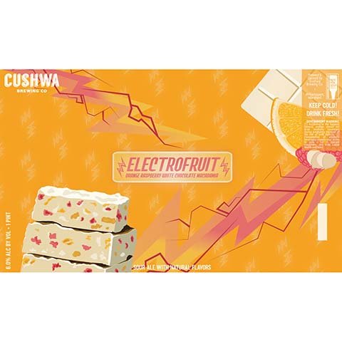Cushwa Electrofruit Sour Ale by Cushwa Brewing Co, beer label