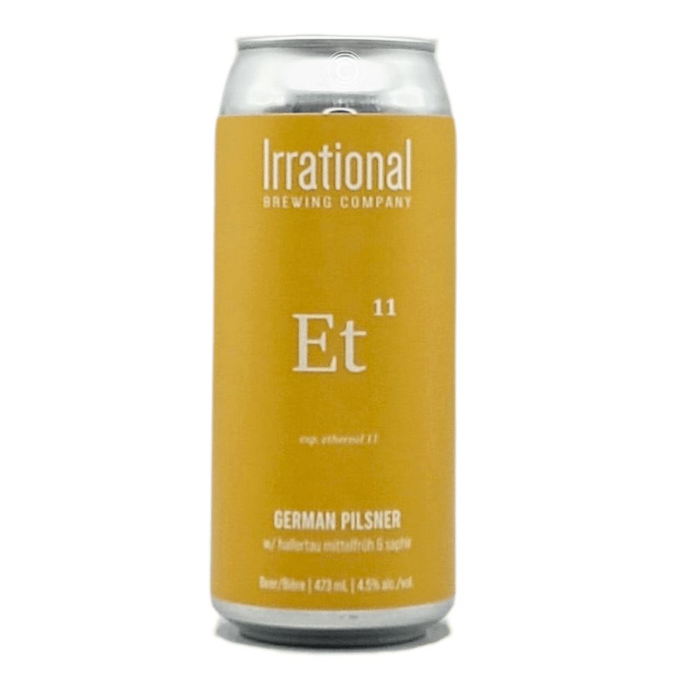 Exp. Ethereal 11: German Pilsner by Irrational Brewing Company, beer label