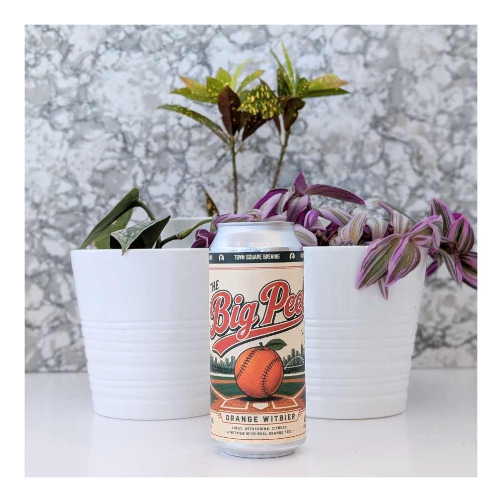 The Big Peel Witbier by Town Square Brewing Co., beer label